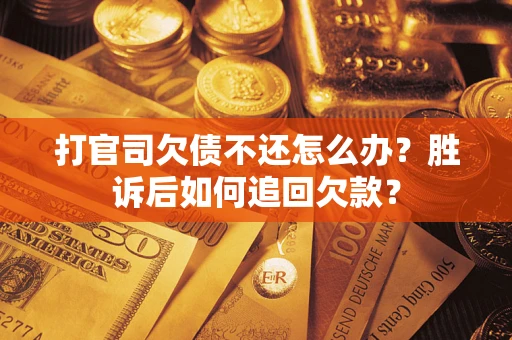 北京打官司欠债不还怎么办？胜诉后如何追回欠款？