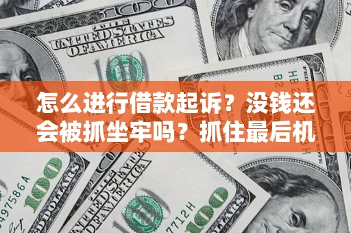 北京怎么进行借款起诉？没钱还会被抓坐牢吗？抓住最后机会！