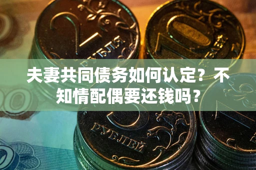 北京夫妻共同债务如何认定？不知情配偶要还钱吗？