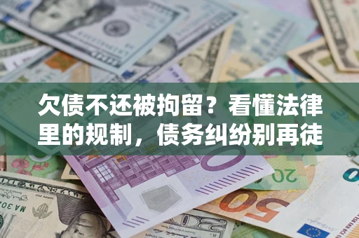 北京欠债不还被拘留？看懂法律里的规制，债务纠纷别再徒劳奔波