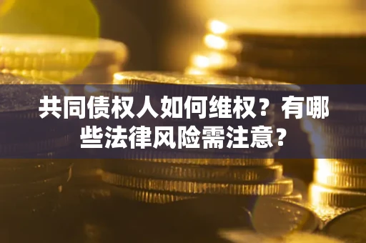 北京共同债权人如何维权？有哪些法律风险需注意？