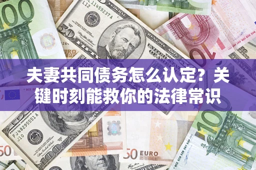 北京夫妻共同债务怎么认定？关键时刻能救你的法律常识