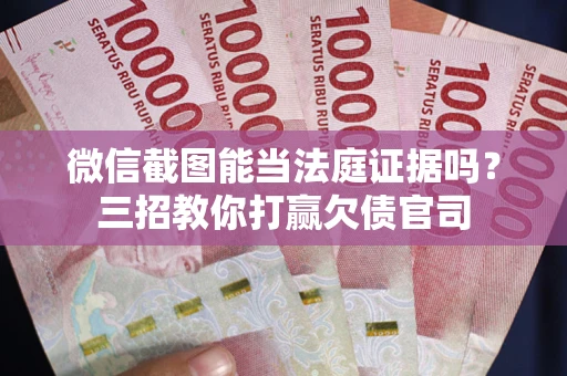 北京微信截图能当法庭证据吗？三招教你打赢欠债官司